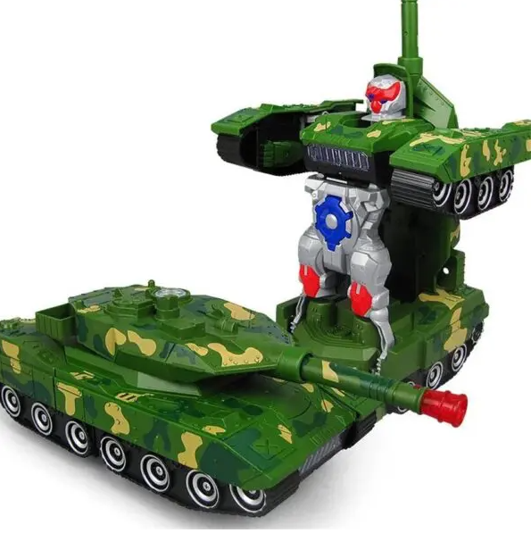Rechargeable Robots Tank Music Car Toy